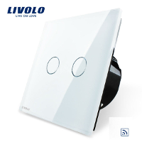 Livolo White Glass Panel Remote & Touch Switch Eu Standard Vl C702r 11