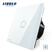 Livolo White Glass Touch Dimmer Panel Switch Eu Standard Vl C701d 11