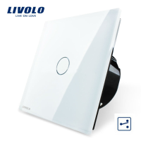 Livolo White Glass Touch Panel Eu Standard Intermediate Switch Vl C701s 11