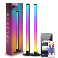 LIXINCORDA Slimme LED RGBIC Bureau Lamp Sfeer Ritme Pickup Lichtbalken Bluetooth APP Bediening Afstandsbediening