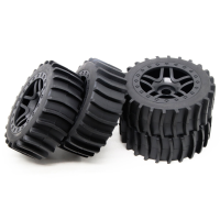 4 STUKS 17mm Connector Off Road Desert Banden Peddelen Banden Strand Racing Banden Voor 1/8 ARRMA TRAXXAS RC Auto onderd