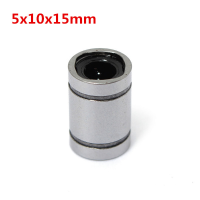 Lm5uu 5mm Linear Motion Ball Bearing Carbon Steel Linear Bushing Cnc Bearing