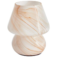 LOBO   Tafellamp   Beige   Glas