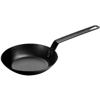 Lodge Koolstofstaal Braadpan LCRS8 met Steel bak /braadpan Ø 20cm
