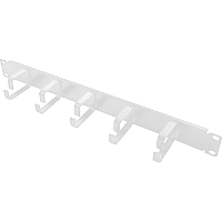 LogiLink OR104B 19 inch Kabelgeleiding voor patchkast 1 HE Zwart