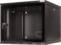 LogiLink 19 WALLMOUNT SOHO BOX 6U 540*400, BLACK, FLATPACK 19 inch wandkast (b x h x d) 540 x 323 x 400 mm 6 HE Zwart (RAL 9005)