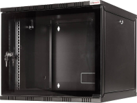 LogiLink 19 WALLMOUNT SOHO BOX 9U 540*400, BLACK, FLATPACK 19inch wandkast (b x h x d) 540 x 456 x 400 mm 9 HE Zwart (RAL 9005)