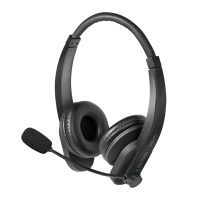 LogiLink BT0060 On Ear headset Bluetooth Stereo Zwart Volumeregeling Computer