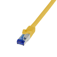 LogiLink C6A027S RJ45 USB kabel CAT 6A S/FTP 0.50 M Geel 1 stuk(s)