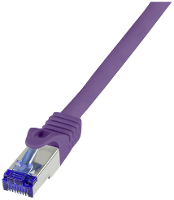 LogiLink C6A079S RJ45 USB kabel CAT 6A S/FTP 5.00 M Violet 1 stuk(s)