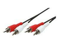 LogiLink CA1039 Cinch Audio Aansluitkabel 2.50 M Zwart (mat)