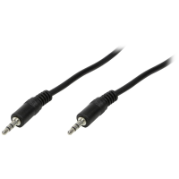 LogiLink CA1053 Jackplug Audio Aansluitkabel 10.00 M Zwart (mat)