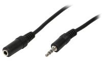 LogiLink CA1056 Jackplug Audio Aansluitkabel 10.00 M Zwart (mat)