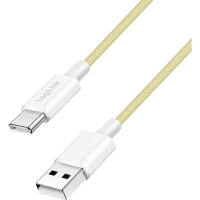 LogiLink CU0334 USB C kabel USB 2.0 USB A stekker, USB C stekker 1.5 M Geel