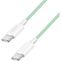 LogiLink CU0348 USB C kabel USB 2.0 USB C stekker 1.5 M Groen Afgeschermd