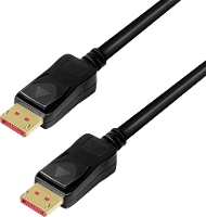 LogiLink DisplayPort AV Aansluitkabel [1x DisplayPort   1x DisplayPort] 10 m Zwart