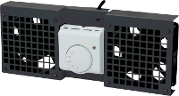 LogiLink FAW102B 19 inch 2 x Ventilator voor patchkast Zwart