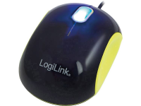LogiLink ID0094A Cooper USB muis Optisch Zwart, Geel