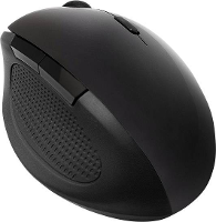 LogiLink ID0139 Ergonomische muis Radiografisch Optisch Zwart 6 Toetsen 1600 dpi Ergonomisch