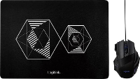 LogiLink ID0162 USB gaming muis Optisch Verlicht Zwart