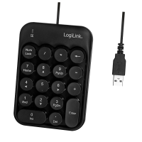 LogiLink ID0174 USB numeriek toetsenbord Zwart