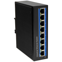 LogiLink NS201 NS201 Industrial Ethernet Switch 8 poorten 10 / 100 MBit/s PoE functie