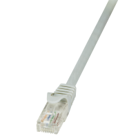 Logilink Rj45 Netwerk Aansluitkabel Cat 6 U/utp 1 M Grijs Snagless