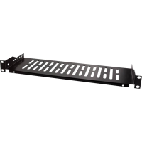 LogiLink SF1C25B 19 inch Apparaatbodem voor patchkast 1 HE Vast inbouw Geschikt voor kastdiepte: 450 mm Zwart