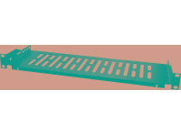 LogiLink SF2C45B 19 inch Patchkast apparaatbodem 2 HE Vast inbouw Geschikt voor kastdiepte: 600 mm Zwart