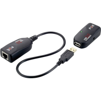 LogiLink UA0207 Extender (verlenging) USB 2.0 Via netwerkkabel RJ45 50 m