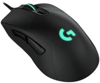 Logitech Gaming G403 Hero USB muis Optisch Verlicht, Gewichtsreductie Zwart