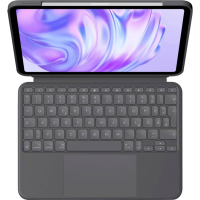 Logitech Logitech Combo Touch   Tastatur und Foli Tablettoetsenbord met BookCover Geschikt voor merk (tablet): Apple iPad Pro 11 (M4, 2024)