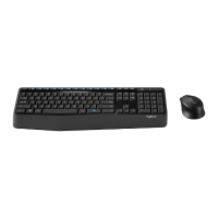 Logitech MK345 Comfort Wireless Keyboard and Mouse Combo desktopset