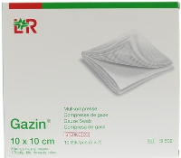Lohmann & Rauscher Gazin Gaaskompres 10x10cm
