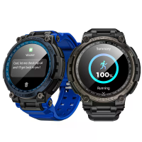 LOKMAT AANVAL MAX 1.53 Inch HD scherm Kompas AI spraakassistent 5ATM & IP68 waterdicht bluetooth Oproep Hartslag Bloeddr