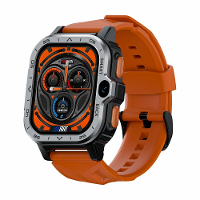 LOKMAT APPLLP 4 MAX 4G Android Smart Watch Telefoon 2.02 Inch HD Scherm GPS WIFI Hartslag SpO2 Monitor Slaapmonitor Mult