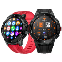LOKMAT APPLLP 4G Android Smartwatch 1,43 inch AMOLED display 500W HD camera NFC GPS WiFi Hartslag Bloeddruk SpO2 monitor