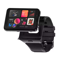 LOKMAT APPLLP MAX 4G/5G afneembare horloge kop Android 11 slimme horloge 2.88 Inch HD scherm GPS WiFi 1500mAh enorme bat