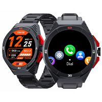 LOKMAT COMET2 PRO 1.46Inch HD Scherm bluetooth Oproep Hartslag Bloeddruk Bloed Zuurstof Monitor Vrouwen Gezondheid Slaap
