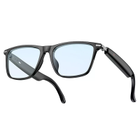 LOKMAT M01 Smartbril BT5.4 Open Ear Draadloze Zonnebril IP68 Waterdicht Sport Stemassistent Uitneembare Lenzen 35g Licht