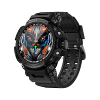 LOKMAT PRO 1,32 inch TFT 50ATM Waterdicht AI SpO2 Bloedzuurstof Hartslagmeter Multisportmodi Smart Watch