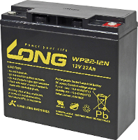 Long WP22 12N Loodaccu 12 V 22 Ah Loodvlies (AGM) (b x h x d) 181 x 167 x 76 mm M6 schroefaansluiting Geringe zelfontlading, Onderhoudsvrij