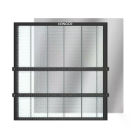 [EU Direct]LANGER 500mmx500mmx22mm Honingraat Werktafel met Materiaalklem voor Graveer  en Snijwerk