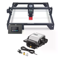 [EU Direct] LENGERE RAY5 400x400mm Werkgebied 10W Lasergraveermachine + 10W Lasergraveermachine Luchtassistent Kits