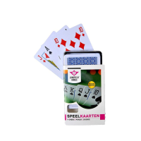 1X Speelkaarten plastic poker/bridge/kaartspel in box