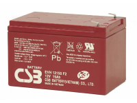 CSB Battery EVH 12150 Loodaccu 12 V 15 Ah Loodvlies (AGM) (b x h x d) 151 x 102 x 98 mm Kabelschoen 6.35 Mm Cyclusbestendig, Onderhoudsvrij, Geringe