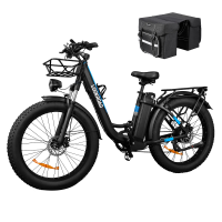 LOOKROAD L26 MINI Elektrische Fiets, 48V 20Ah Batterij, 1500W Motor, Aanbevolen topsnelheid 25KM/U, Snelheidsensor, Mech