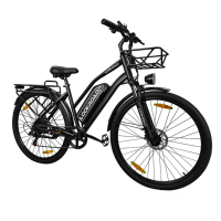 LOOKROAD L28 Elektrische Fiets, 36V 23Ah Accu, 500W Motor, Aanbevolen Topsnelheid 25KM/U, Snelheidsensor, Hydraulische S