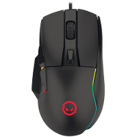 LORGAR Lorgar Mouse Jetter 357 RGB 6 black gaming muis