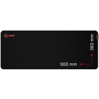 LORGAR Lorgar Mousepad Main 329 Black Red